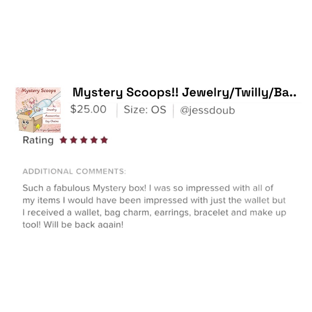 Mystery Scoops!! 8-10 NWT items guaranteed. More bids more scoops. - Picture 7 of 8